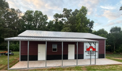 30X40X10'/ 10X27X8' LEAN TO CERTIFIED 