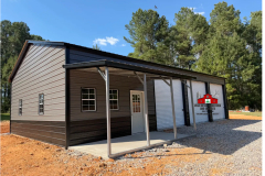 30X50X12'/ 8X15X8 LEAN TO CERTIFIED 