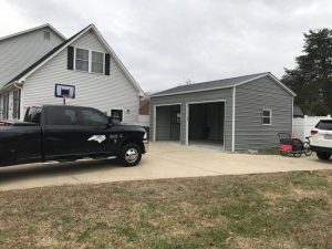 One our metal garages in Randolph County, NC